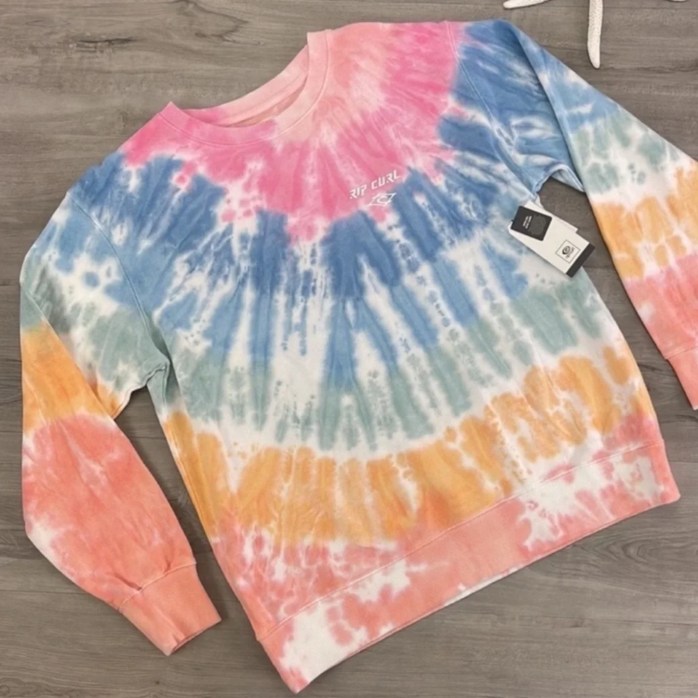 🔆RIP CURL🔆TIE DYE SWEATSHIRT - Picture 7 of 15